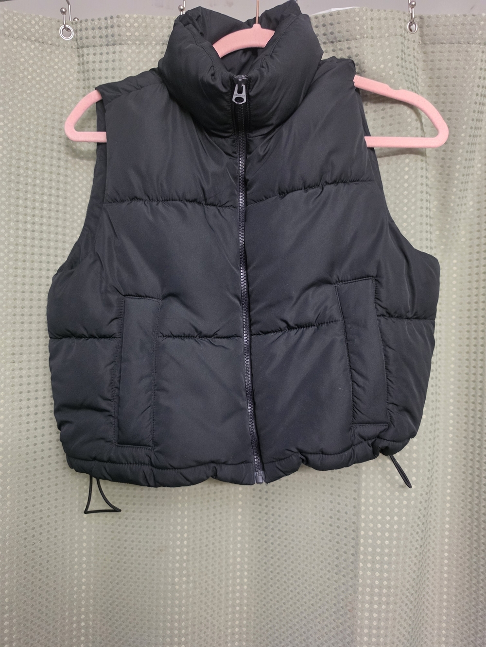 Hollister Black Quilted Sleeveless Puffer Vest
